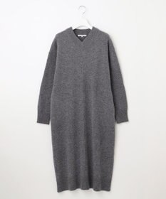 23区 【SLOW/一部店舗限定】ニットトータル Vネック ワンピース