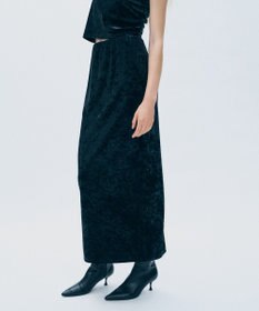 uncrave クラッシュベロア スカート
