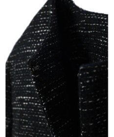 Green Parks ｅｆ－ｄｅ　ツィード調ノーカラージャケット