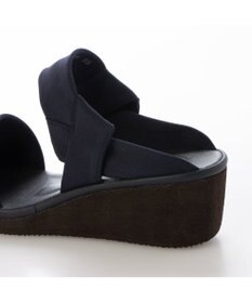 MODE ET JACOMO <D'ICI>ストレッチクロスウェッジサンダル