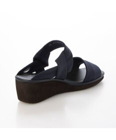 MODE ET JACOMO <D'ICI>ストレッチクロスウェッジサンダル