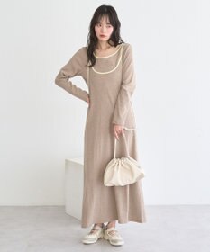 earth music&ecology 【2点SET】レイヤードバイカラーカットワンピース