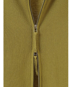 Green Parks ５分袖衿付きＺｉｐプルオーバー