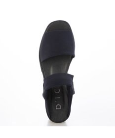 MODE ET JACOMO <D'ICI>ストレッチクロスウェッジサンダル