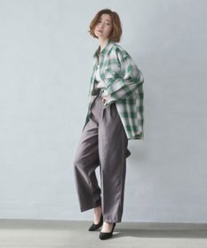 WEGO 【ユニセックス着用ITEM/SMLサイズ展開】オンブレチェックシャツ（LS）