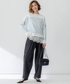 23区 【撥水加工/洗える】ナイロン2WAYストレッチ パラシュート パンツ