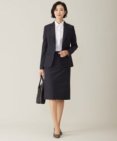 J.PRESS LADIES S 【洗える・抗菌防臭】100/2ホワイトブロード シャツカラー ブラウス