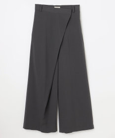 NAVE 【Nave・洗える】スパントロ ワイドラップパンツ