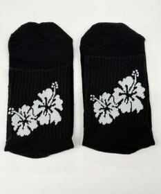 WEGO バックハイビスカスソックス