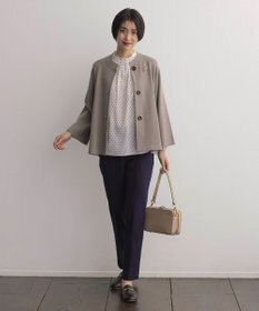 J.PRESS LADIES T/Rアルガンシルク テーパード パンツ