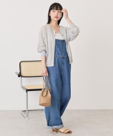AMERICAN HOLIC シアー配色ニットカーディガン