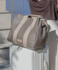 Hekhèr Le Style de Vie 【日本製 / A4サイズ対応 / 2WAY】PUコートコットンキャンバス トートバッグ large