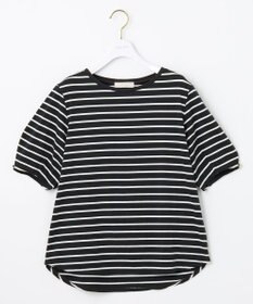 ANY SIS 【汗ジミ防止・UVケア】アーモンドスリーブ カットソー