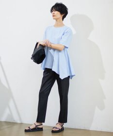 ICB 【接触冷感・洗える】エステルラミーチンツ テーパードパンツ