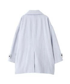 YECCA VECCA ウール混ミドル丈スタンドカラーコート