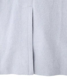 YECCA VECCA ウール混ミドル丈スタンドカラーコート