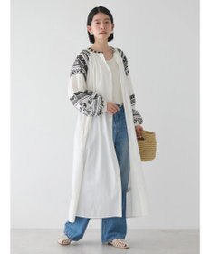 AMERICAN HOLIC インドコットン袖刺繍ワンピース