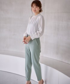 ANY SIS 【美人百花10月号掲載】ハイネックシャーリング ブラウス