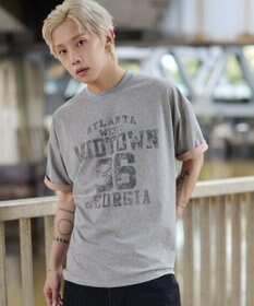 WEGO 【ユニセックス着用ITEM】バイカラーロゴT（SS）