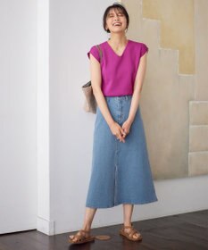 ANY 【前後2WAY/アンチピリング/洗濯機可】ノースリーブニット