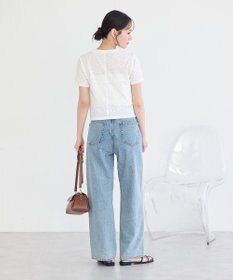 earth music&ecology アイレットミニ裏毛Tシャツ