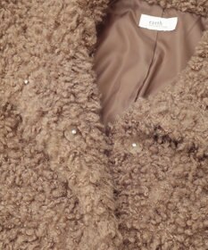 earth music&ecology プードルファーショートブルゾン