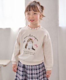 ANY KIDS フォトネコ 裏毛 トレーナー