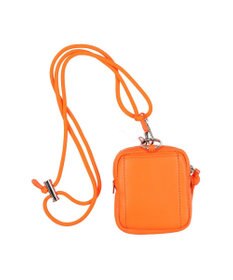 UNBILLION ペルケ perche / 蛍光レザーストラップ付き・チャームポーチショルダー