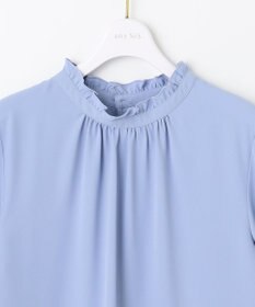ANY SIS 【洗える】フリルネックスタンド ブラウス