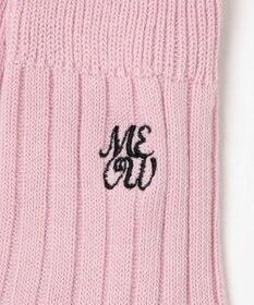 WEGO ガーリーロゴ刺繍ソックス