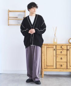 WEGO ハンドステッチカーディガン