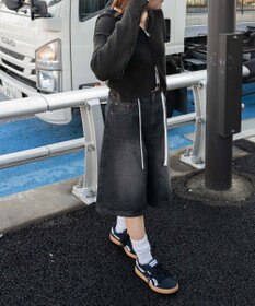 WEGO ウエストドロストダブルニーバギーハーフパンツ