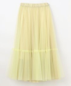 NAVE 【Nave・洗える】チュールフレアースカート