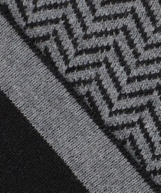 自由区 S 【WEB限定・マルチウェイ・洗える】ヘリンボーン柄リバーシブルニット セットアップ