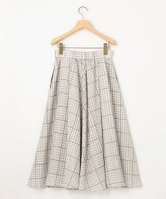 組曲 【洗える】シアーチェック スカート