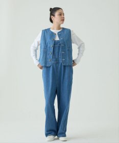 caqu デニムワークベスト