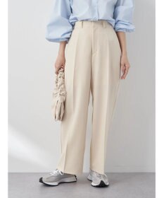 earth music&ecology Ｔ／Ｒストレートパンツ（Ｉｖｏｒｙ）