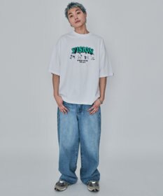 WEGO 【ユニセックス着用ITEM/MLサイズ展開】別注VISIONゴーストスケーターグラフィックT（SS）