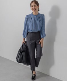 組曲 L ハンサムツイルテーパード パンツ