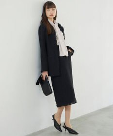 ICB 【洗える】 ヴィンテージストレッチサテン ブラウス