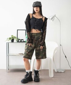 WEGO レースアップデザインキャミ