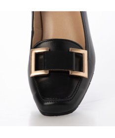 ing <ing>スクエアバックルローファーパンプス