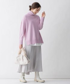 自由区 【洗える・Sサイズ有】ピュアカシミヤ タートルネックニット (検索番号:JL26)