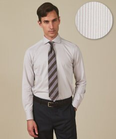 GOTAIRIKU 【ストレッチ/洗える】Albini ジャージ シャツ_ カッタウェイカラー