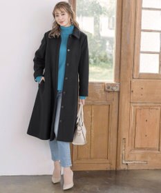 Tiaclasse 【ウール90％】ステンカラープリンセスウールコート