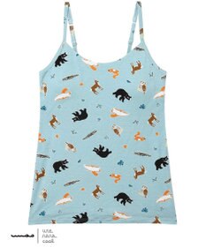 une nana cool MADE WITH 京都市動物園 カップ付きキャミソール