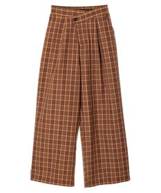 Green Parks ・ＥＬＥＮＣＡＲＥ　ＤＵＥ　チェックワイドパンツ