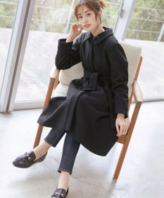 Tiaclasse 【ウール90％】ステンカラープリンセスウールコート