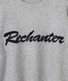 UNFILO ふわふわニット ロゴジャガード