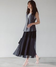 ANY SIS ラメテレコ タンクトップ